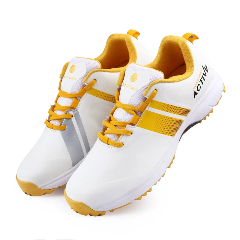 Bacca Bucci Yellow Century Runner Cricket Shoes for Men | Best Price UAE